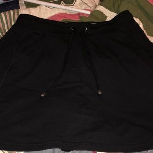 Black short cotton skirt GREEN TEA NWOT size M